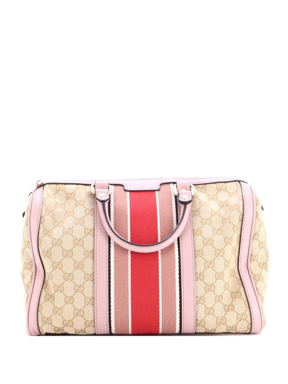 Gucci Vintage Web Boston Bag Gg Canvas #301260G97B